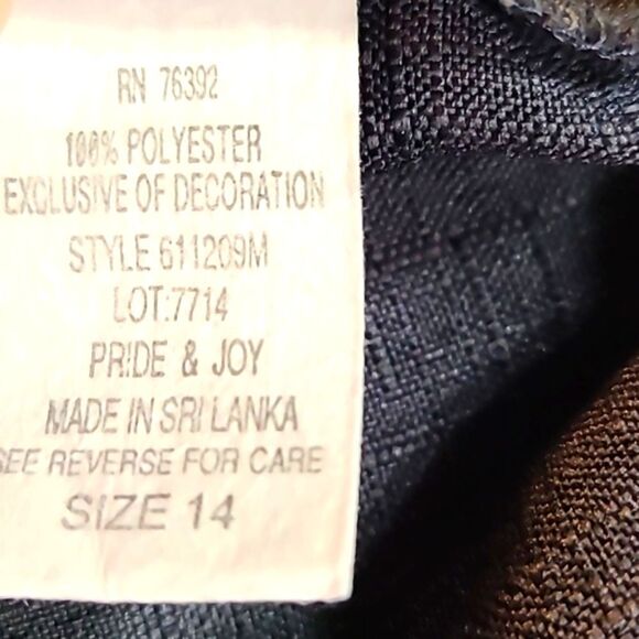 Gray Straight Midi-Skirt, Size 14 - Picture 6 of 6